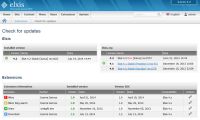 check for elxis updates